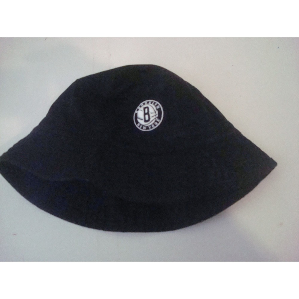 BROOKLYN NETS MITCHELL AND NESS  FLOPPY BUCKET  HAT CAP VINTAGE DEADSTOCK‎ B5